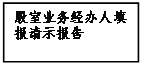 文本框: 股室業(yè)務(wù)經(jīng)辦人填報(bào)請(qǐng)示報(bào)告
