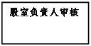 文本框: 股室負(fù)責(zé)人審核