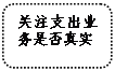 圓角矩形: 關(guān)注支出業(yè)務(wù)是否真實(shí)